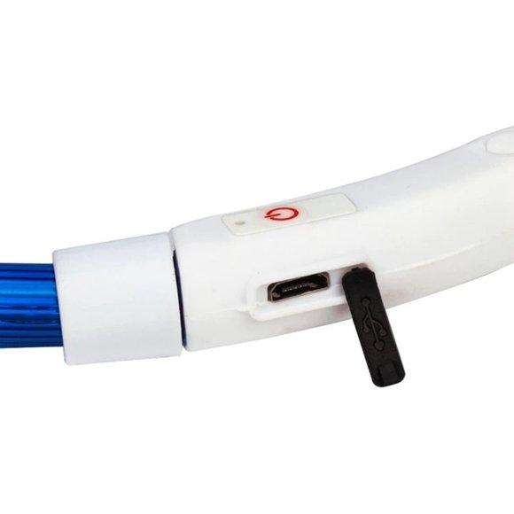LED Safety Collar USB Charge No Battery Needed Ever - Picture 6 of 10